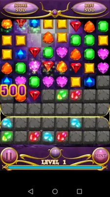 Candy Jewels Saga android App screenshot 0