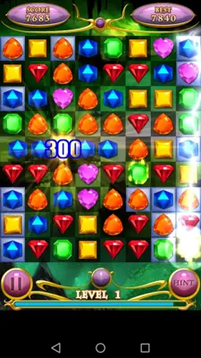 Candy Jewels Saga android App screenshot 1